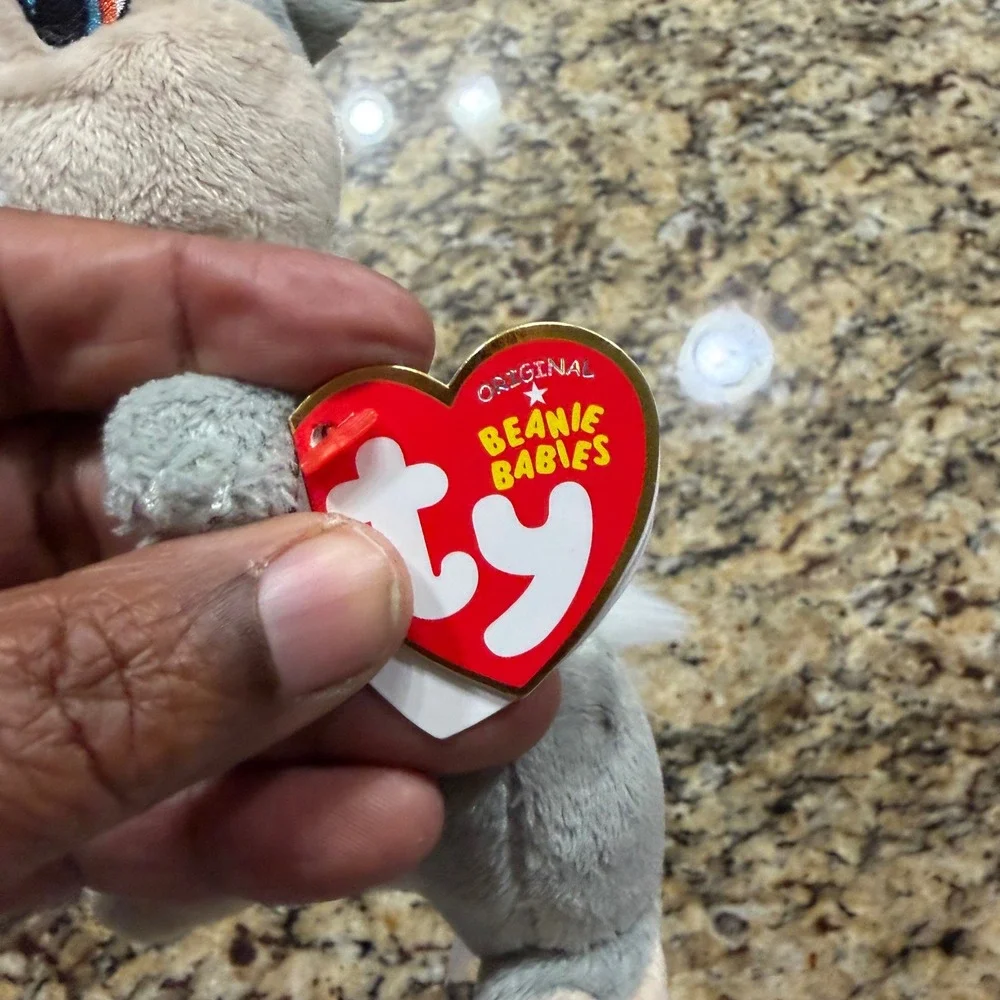 Ty Beanie Babies Disney Thumper Plush Rabbit Walgreens Exclusive Grey 7.5 inch
